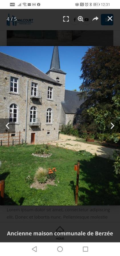 Maison D'Hote Les Notes Endormie Chambre Secrete Berzee Bagian luar foto