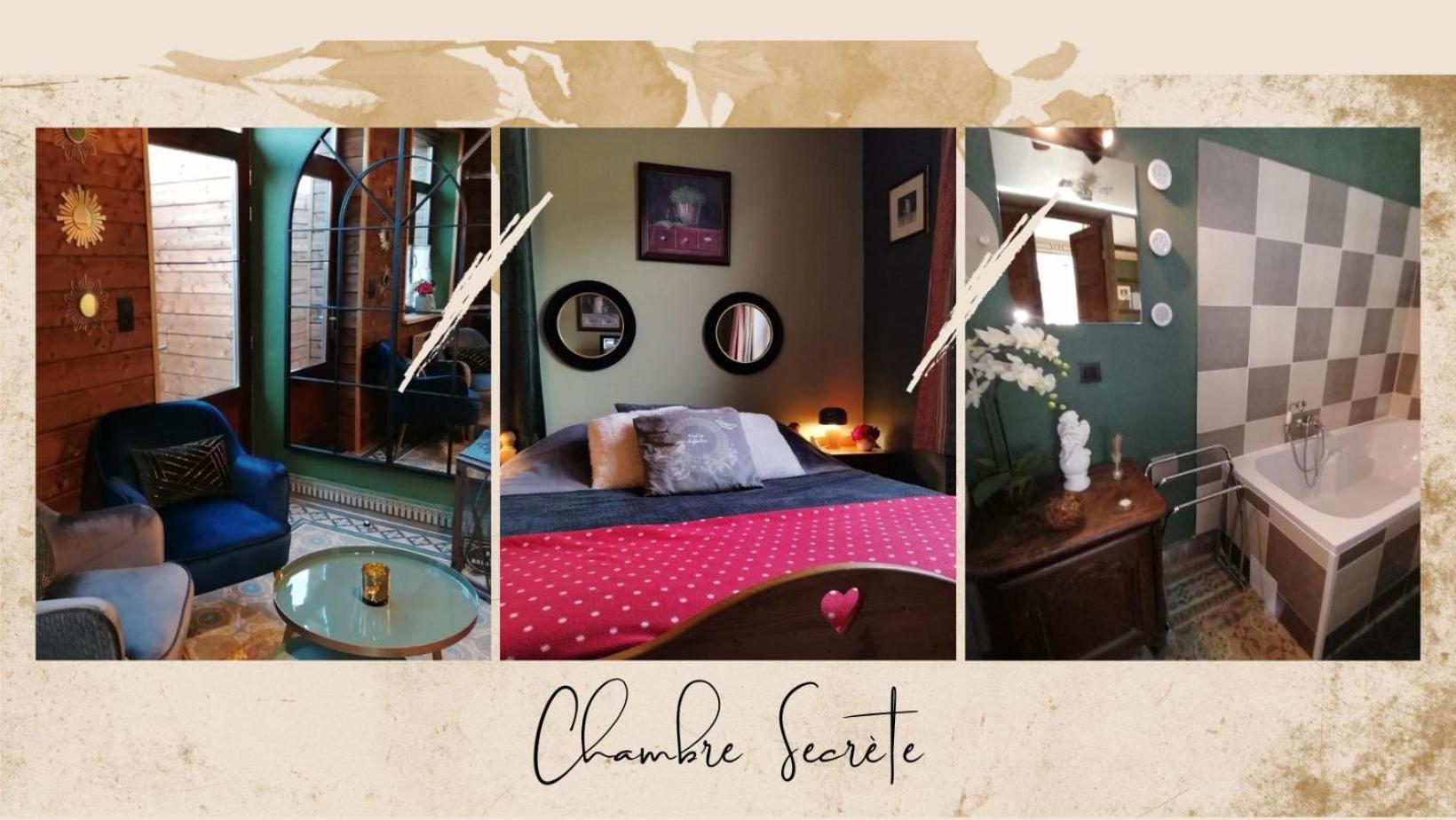 Maison D'Hote Les Notes Endormie Chambre Secrete Berzee Bagian luar foto